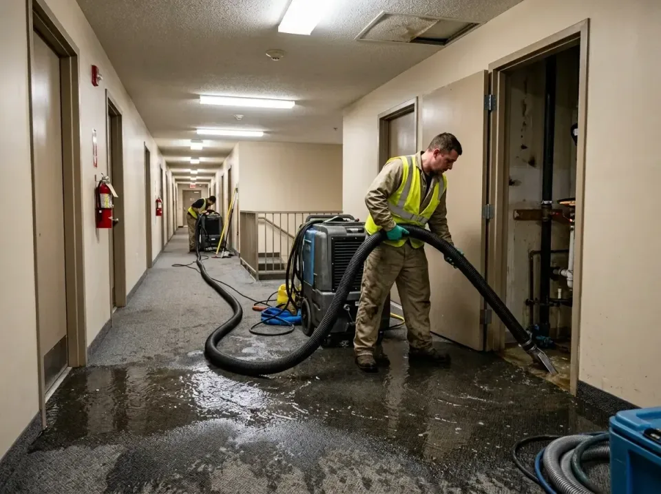 multi-unit-apartment-hallway-f-005 — frequently asked questions, Emergency Burst Pipe Water Extraction & Removal in Canonsbu…